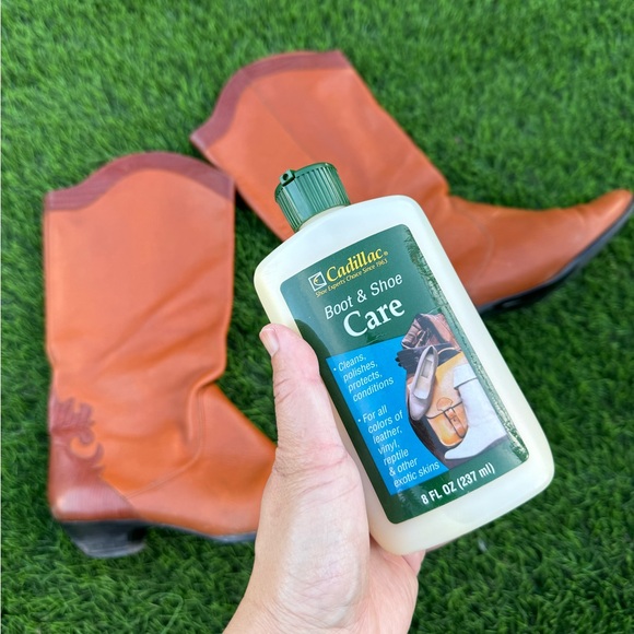 Vintage Gloria Vanderbilt Brown Leather Western Cowboy Fashion Boots (size 7.5) - Picture 11 of 12